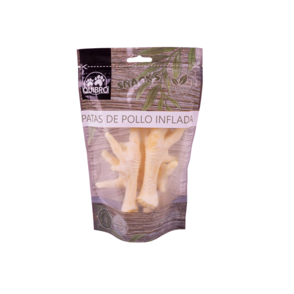 PATA DE POLLO INFLADA BLANCA (5 UND) (12UNDXCAJA)
